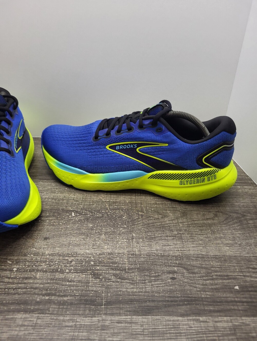 Brooks Glycerin GTS 21 Shoes Blue Cushion Support Running Mens Size 11.5 D - Picture 2 of 10